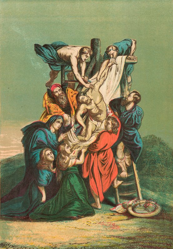 Abnahme vom Kreuz von English School