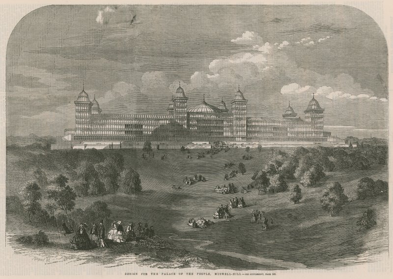 Entwurf für den Palast des Volkes von English School