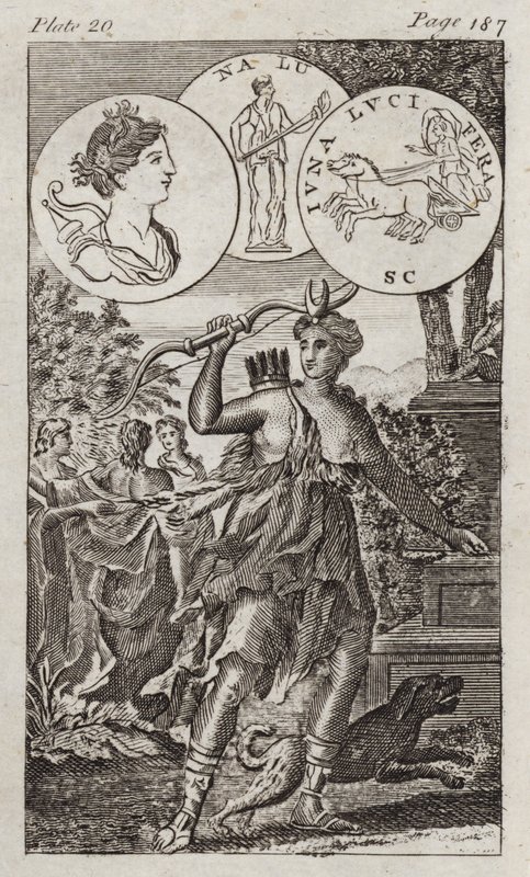 Diana (Gravur) von English School