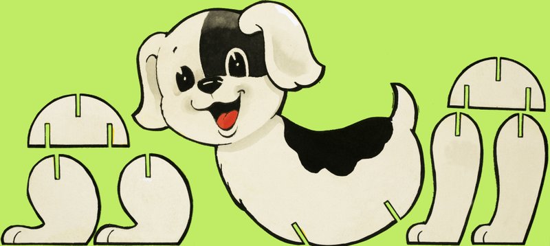 Hund-Ausschnitt von English School