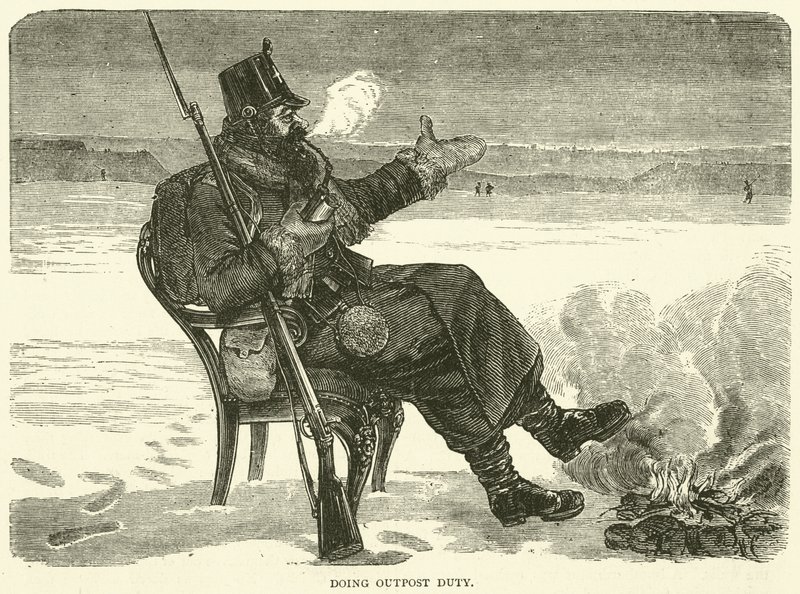 Wachdienst, Dezember 1870 von English School