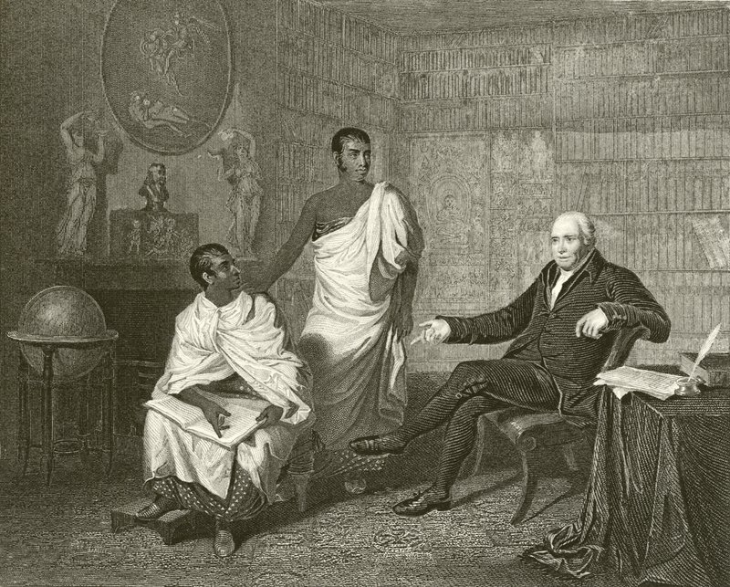 Dr. Adam Clarke und die Priester von Buddha von English School