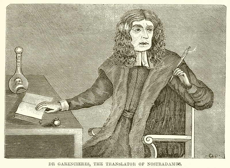 Dr. Garencieres, der Übersetzer von Nostradamus von English School
