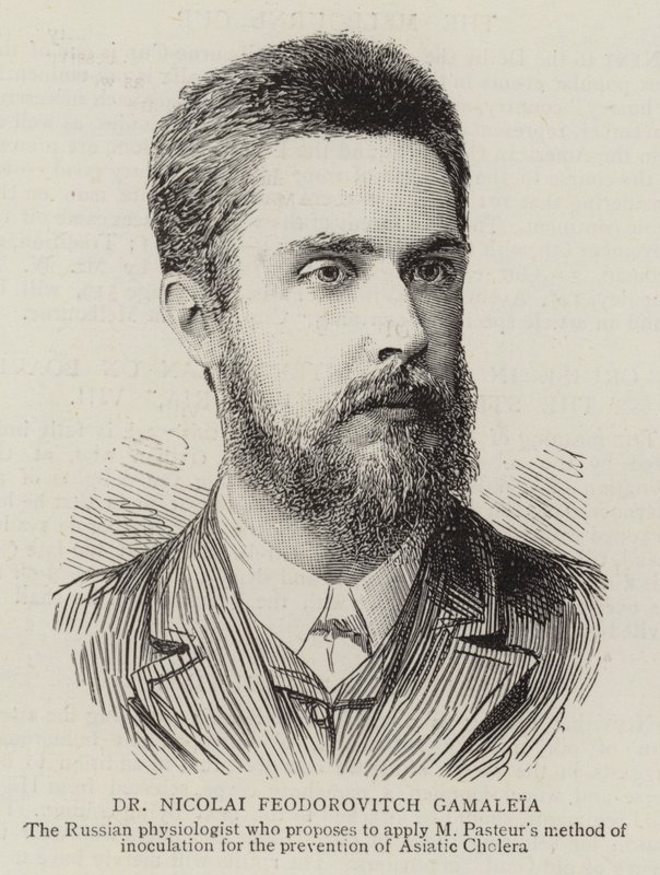 Dr. Nicolai Feodorovitch Gamaleia (Gravur) von English School