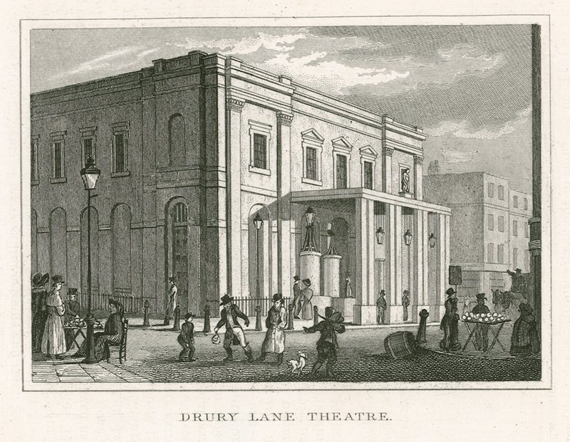 Drury Lane Theatre, London von English School