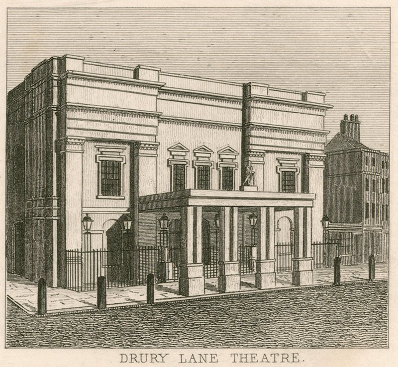 Drury Lane Theatre, London von English School