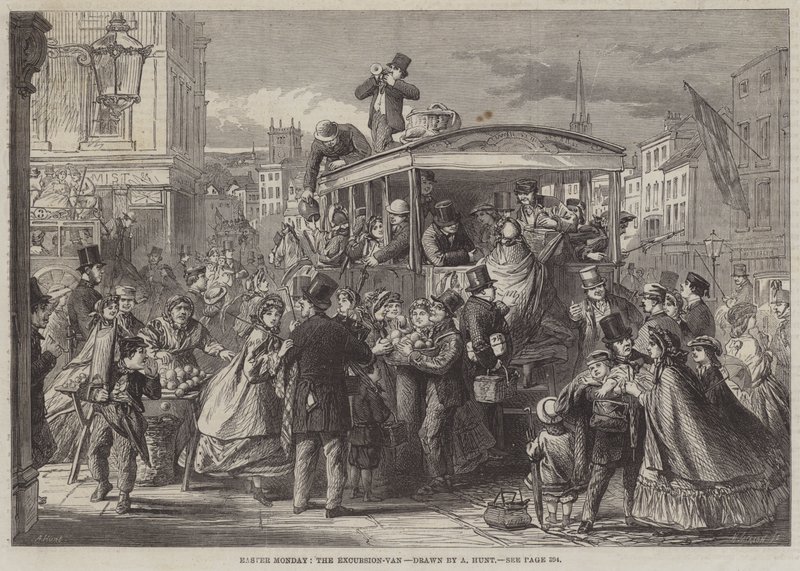 Ostermontag, der Ausflugswagen von English School