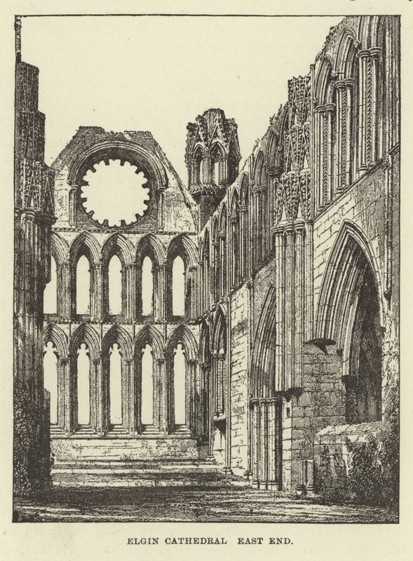 Kathedrale von Elgin, Ostende von English School