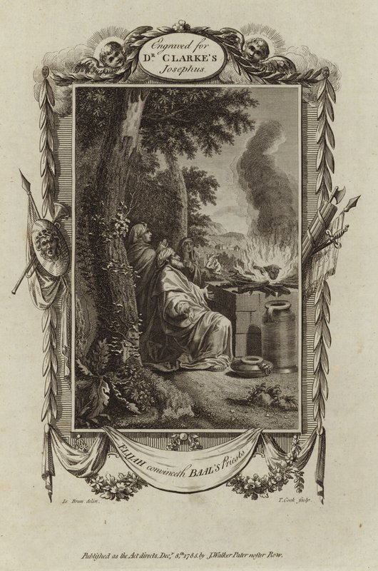 Elija überzeugt die Priester Baals von English School
