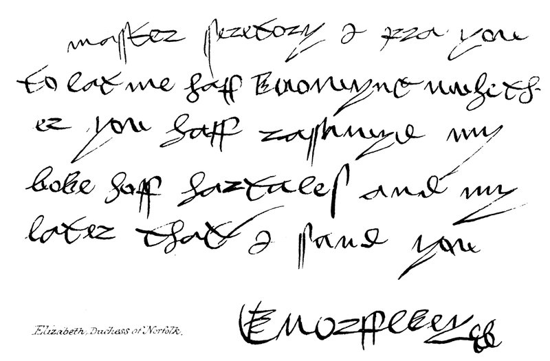 Elizabeth, Herzogin von Norfolk von English School