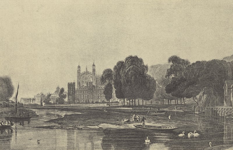 Eton College, mit Kai (Gravur) von English School