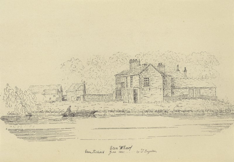Eton Kai, 1821 (Gravur) von English School