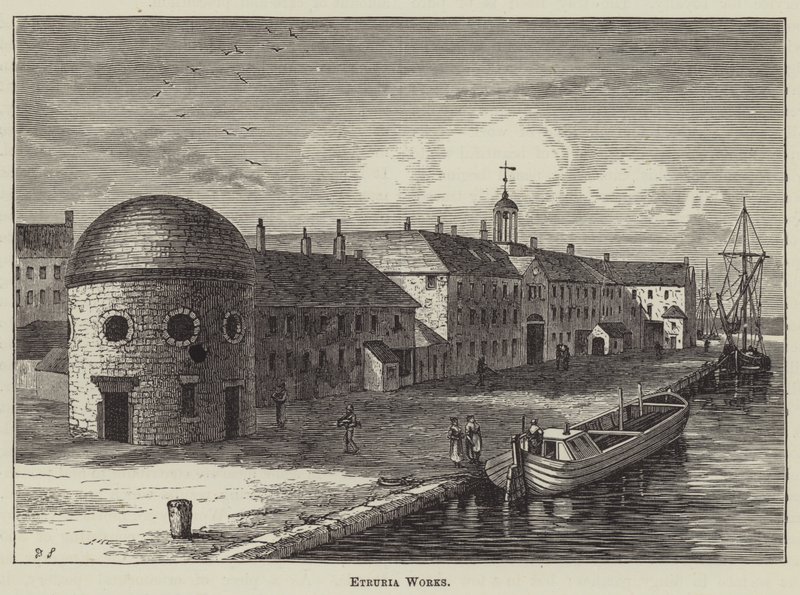Etruria Werke von English School