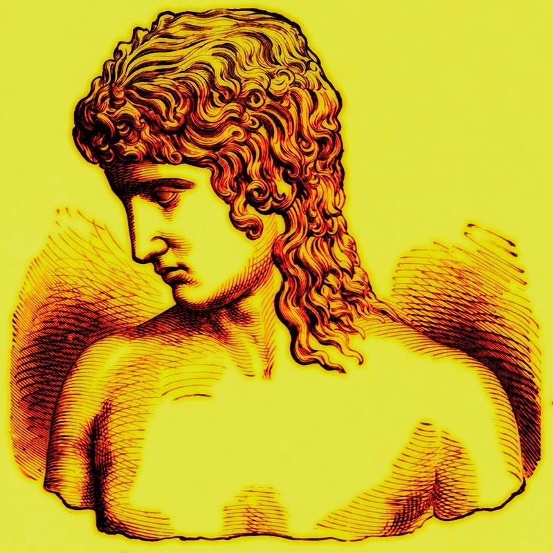 Eros von Praxiteles, Illustration aus Mit den Völkern der Welt von John Clark Ridpath, veröffentlicht 1912 von English School