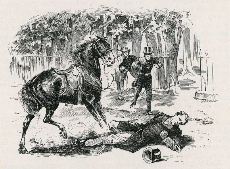 Tödlicher Unfall von Sir Robert Peel, Constitution Hill von English School