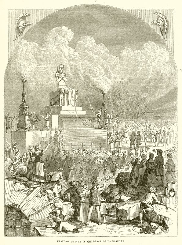 Fest der Natur auf dem Place De la Bastille von English School