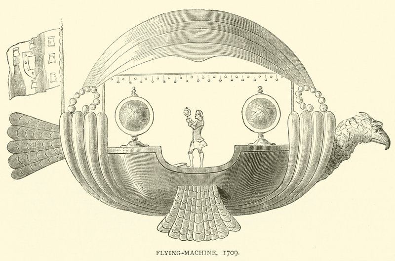Flugmaschine, 1709 von English School