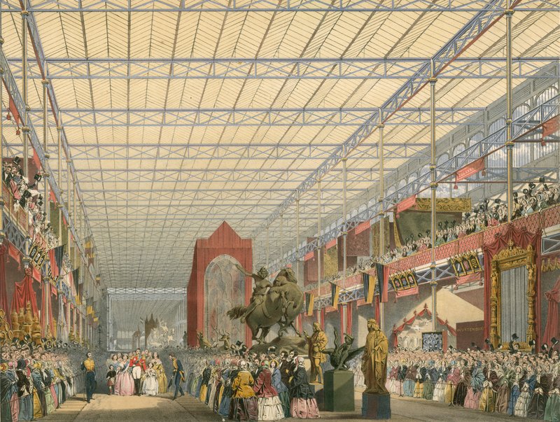 Ausländisches Schiff der Großen Ausstellung von 1851 von English School