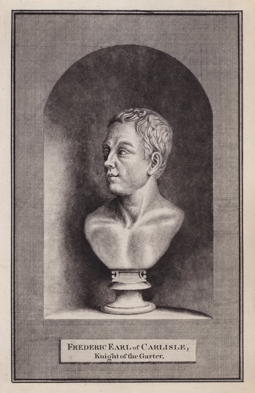 Frederick Howard, 5. Earl of Carlisle, englischer Politiker und Diplomat (Stich) von English School