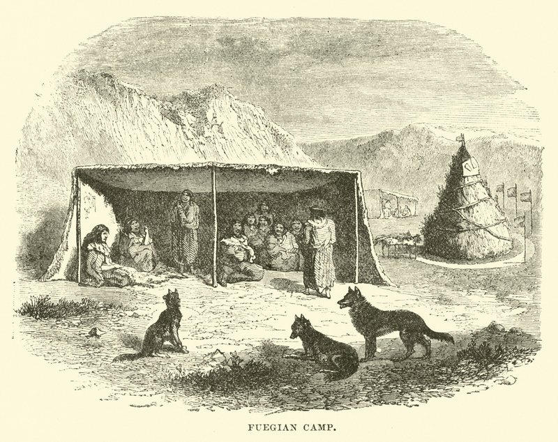Feuerlandlager, Feuerland, 1890 von English School