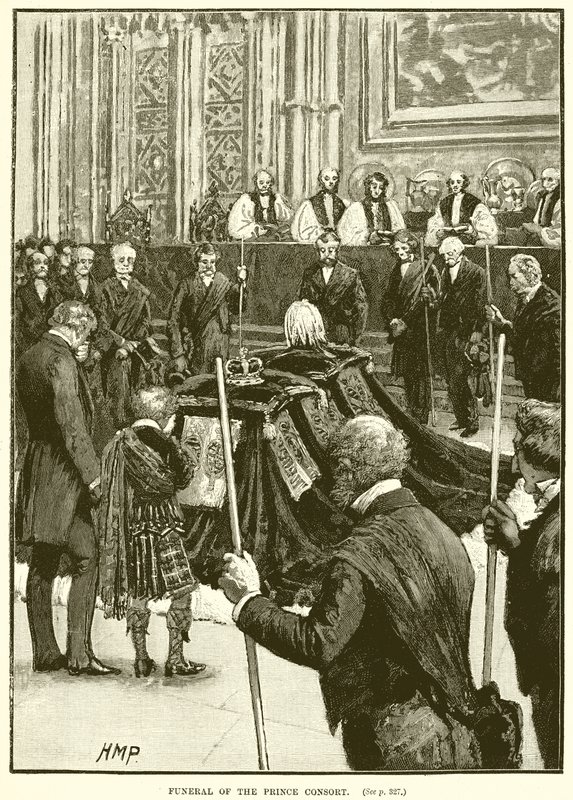 Beerdigung des Prinzgemahls von English School
