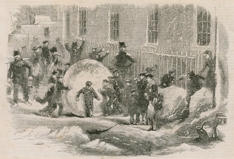 Sammeln, wie es geht; oder der Monster-Schneeball von English School