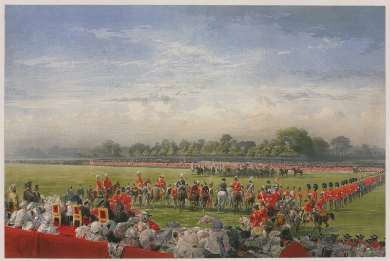 Versammlung im Hyde Park, London von English School