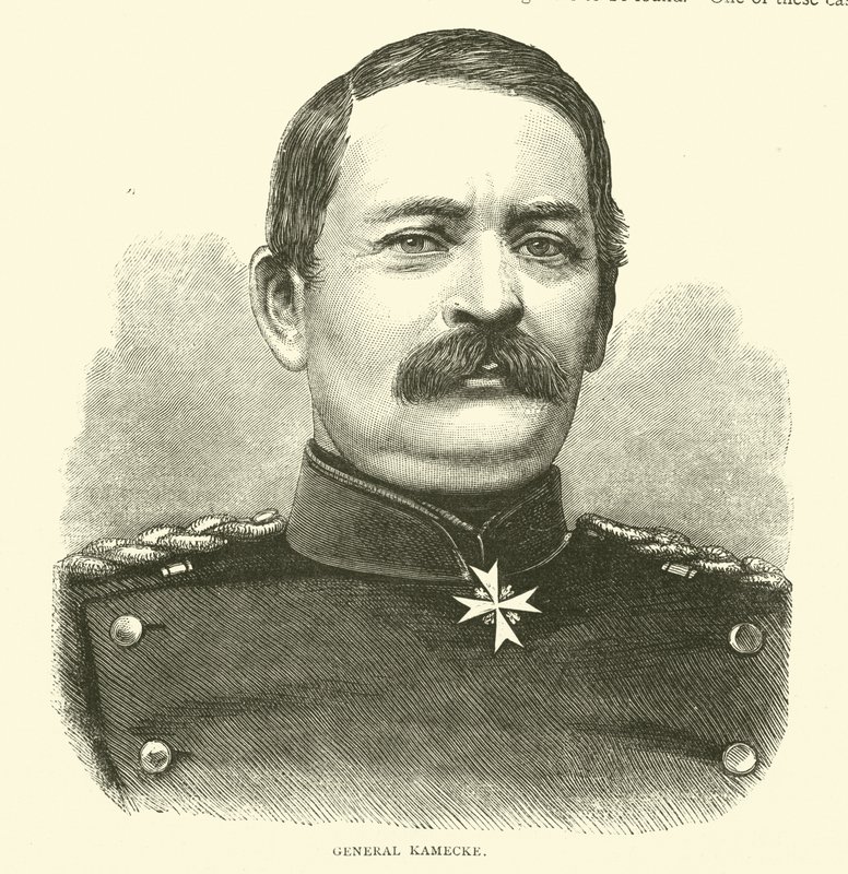 General Kamecke, Oktober 1870 von English School