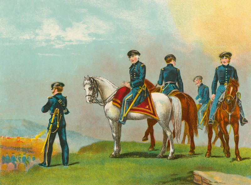 General Taylor in der Schlacht von Monterrey von English School