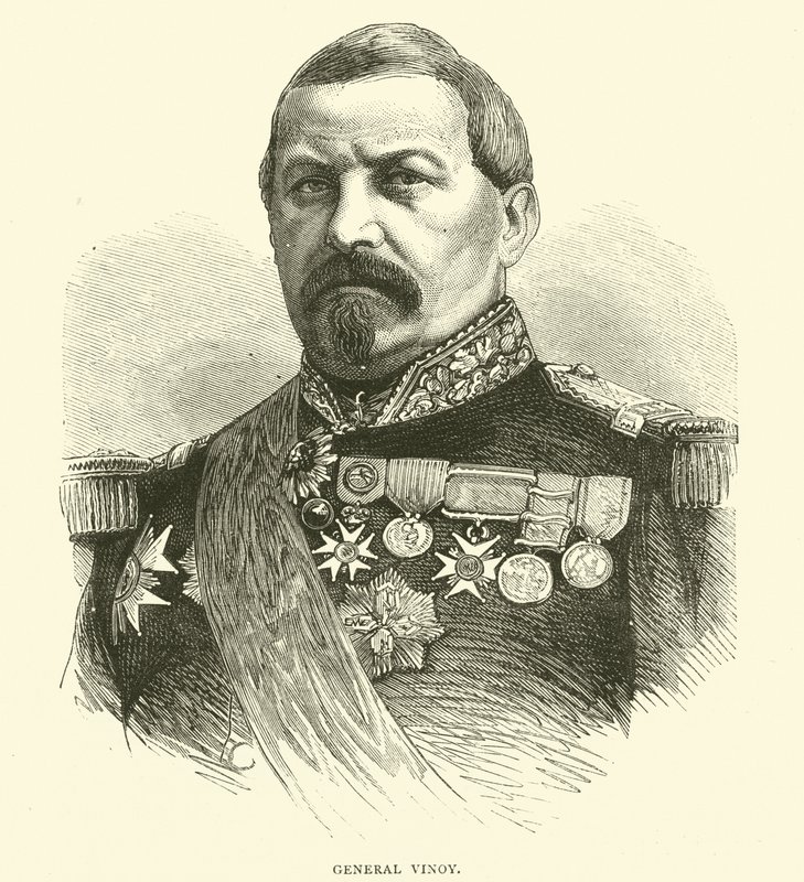 General Vinoy, Oktober 1870 von English School