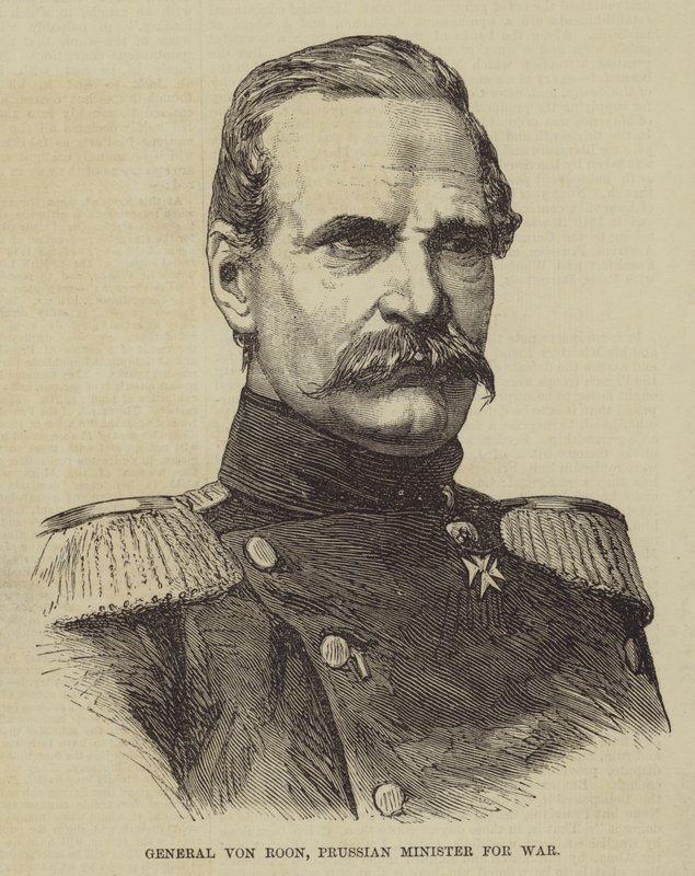 General von Roon, preußischer Kriegsminister (Stich) von English School