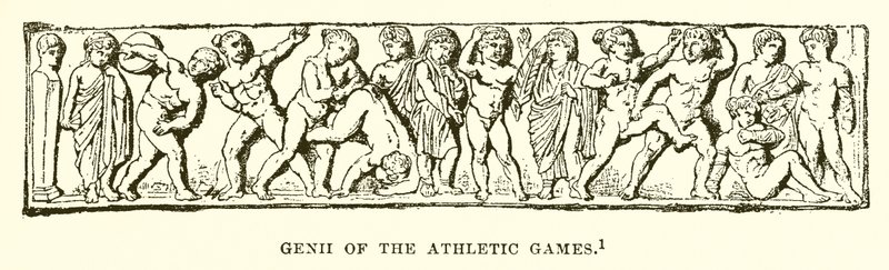 Genien der athletischen Spiele von English School