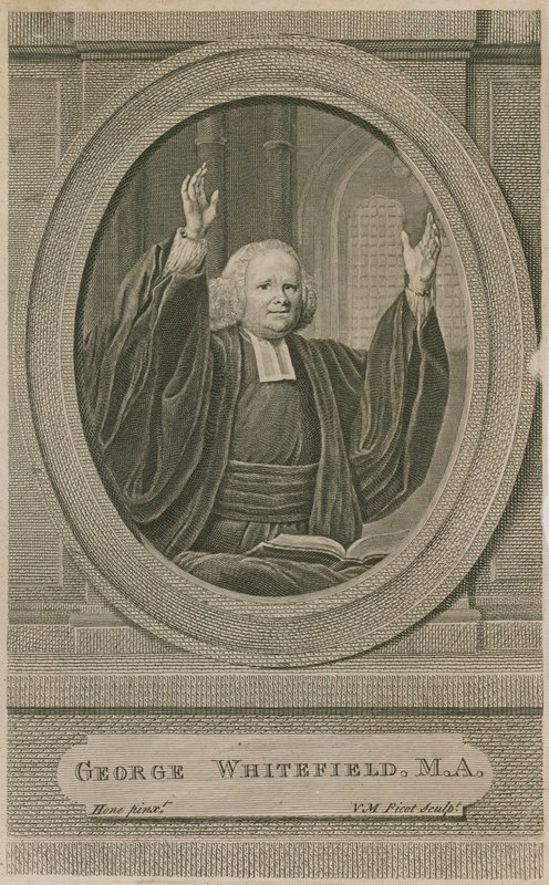 George Whitefield, MA, einer der Gründer des Methodismus von English School