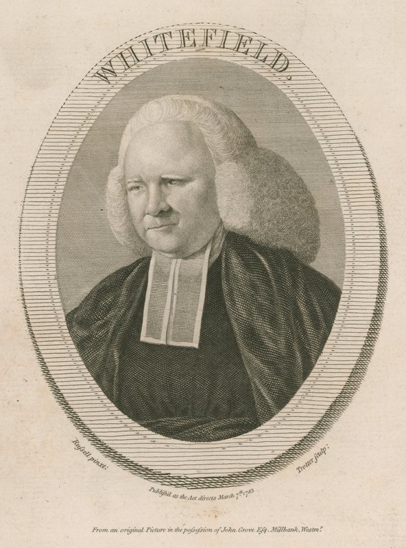 George Whitefield, MA, einer der Gründer des Methodismus von English School