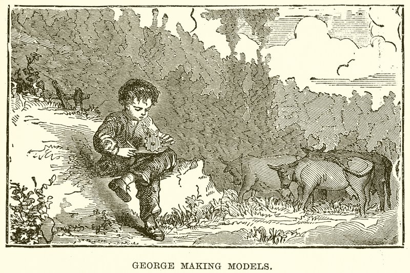 George macht Modelle von English School