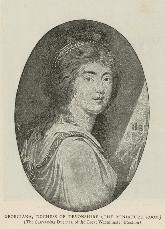 Georgiana, Herzogin von Devonshire von English School