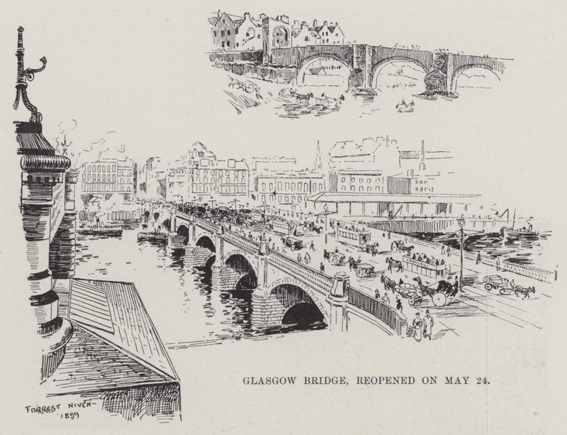 Glasgow-Brücke, wiedereröffnet am 24. Mai von English School