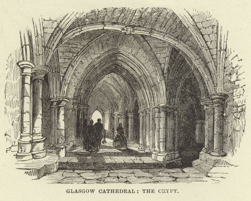 Kathedrale von Glasgow, die Krypta von English School