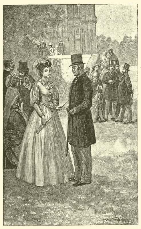 Grandcourt und Gwendolen beim Bogenschießturnier von English School