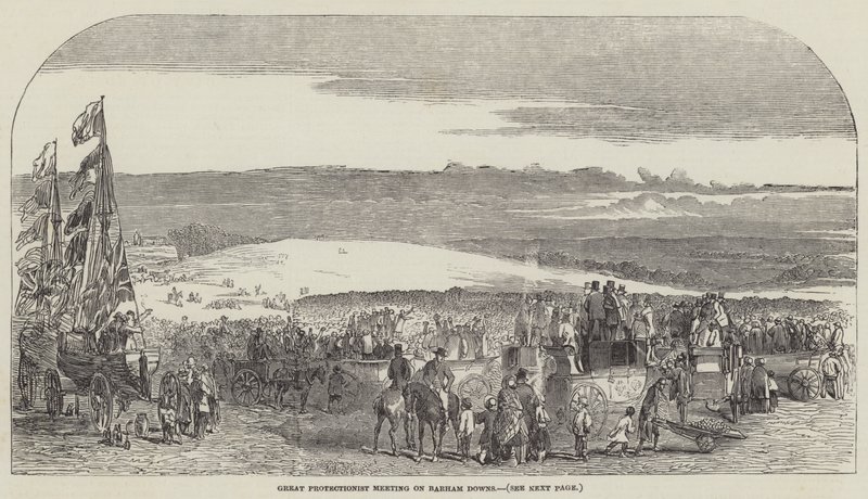 Großes Protektionistentreffen auf den Barham Downs von English School