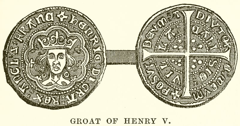 Groat von Heinrich V von English School