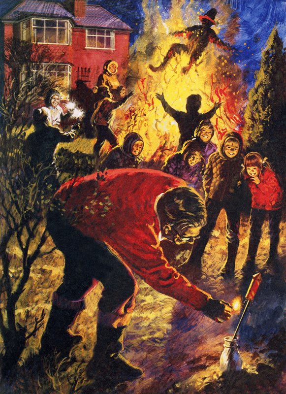 Guy Fawkes Nacht von English School