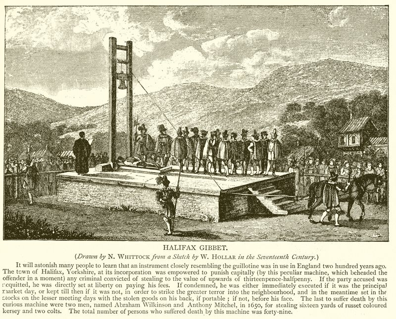 Halifax-Gibbet von English School