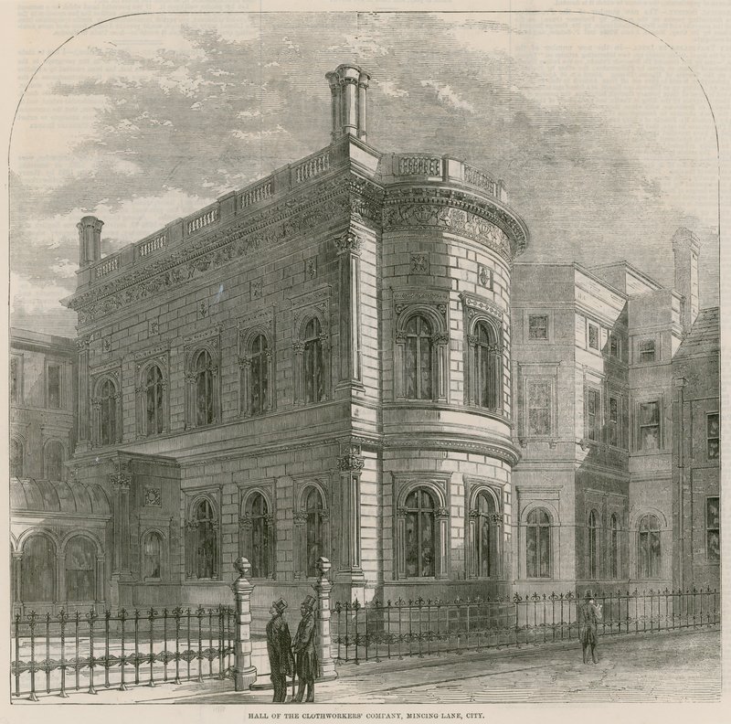 Hall of the Clothworkers Company, Mincing Lane, London von English School