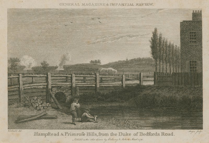 Hampstead und Primrose Hills, von der Duke of Bedfords Straße von English School