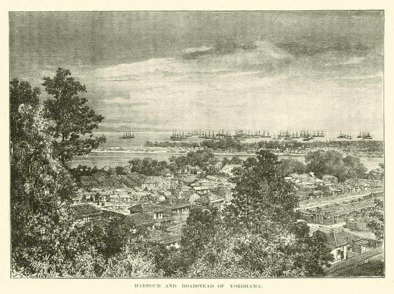 Hafen und Reede von Yokohama von English School