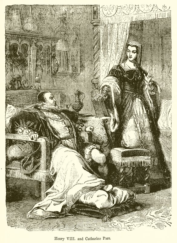 Heinrich VIII. und Katharina Parr von English School