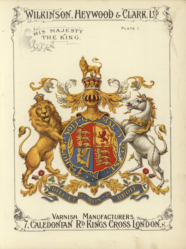 Seine Majestät der König (Chromolithografie) von English School