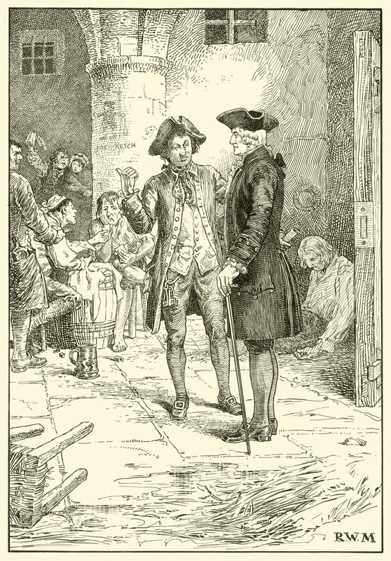 Howard bei seiner Gefängnisinspektion von English School