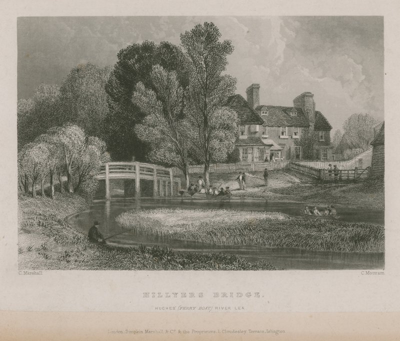 Hughes Fähre über den Fluss Lea von English School